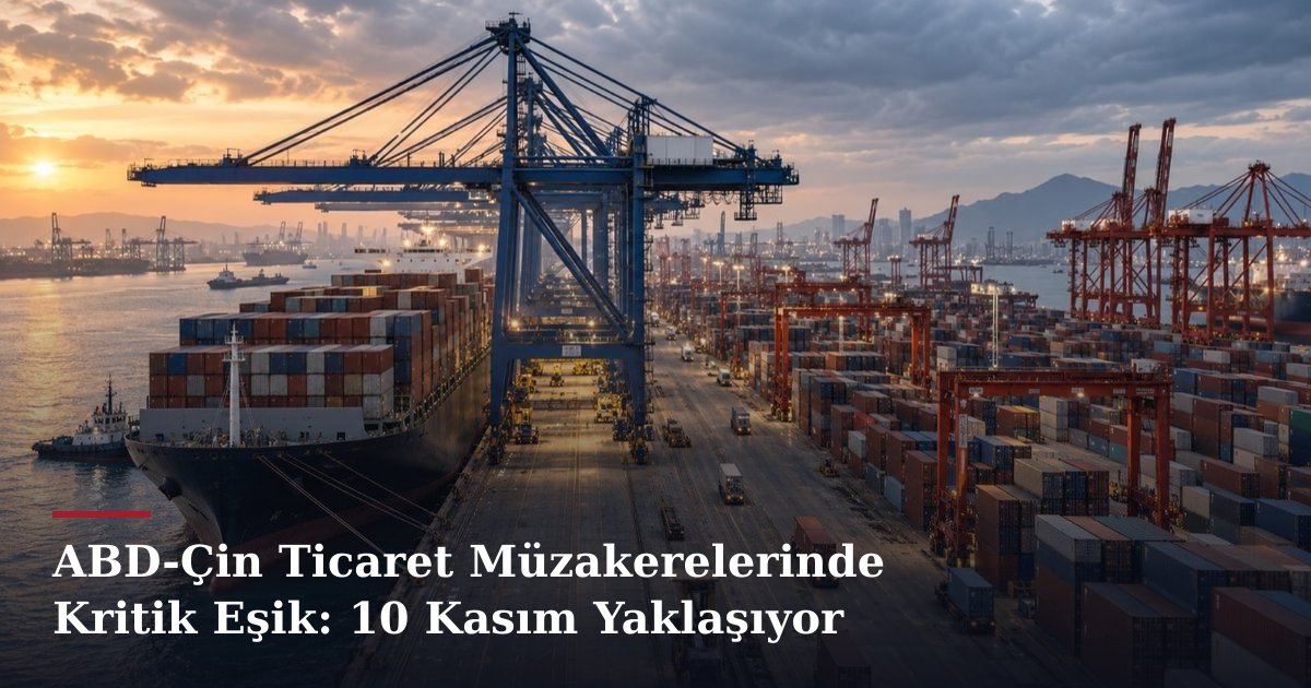 ABD-Çin Ticaret Müzakerelerinde Kritik Eşik: 10 Kasım Yaklaşıyor
