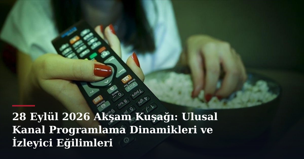 28 Eylül 2026 Akşam Kuşağı: Ulusal Kanal Programlama Dinamikleri ve İzleyici Eğilimleri