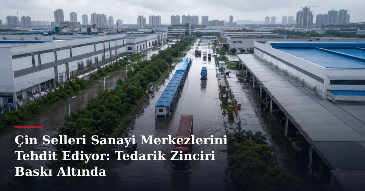Çin Selleri Sanayi Merkezlerini Tehdit Ediyor: Tedarik Zinciri Baskı Altında