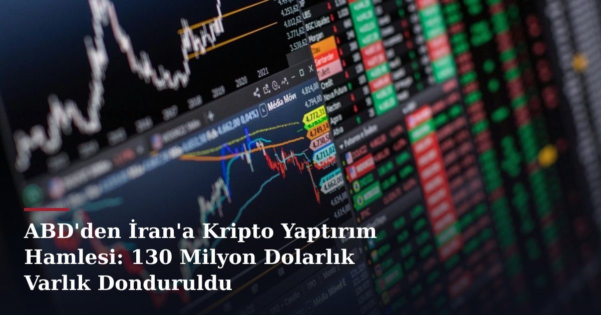 ABD'den İran'a Kripto Yaptırım Hamlesi: 130 Milyon Dolarlık Varlık Donduruldu