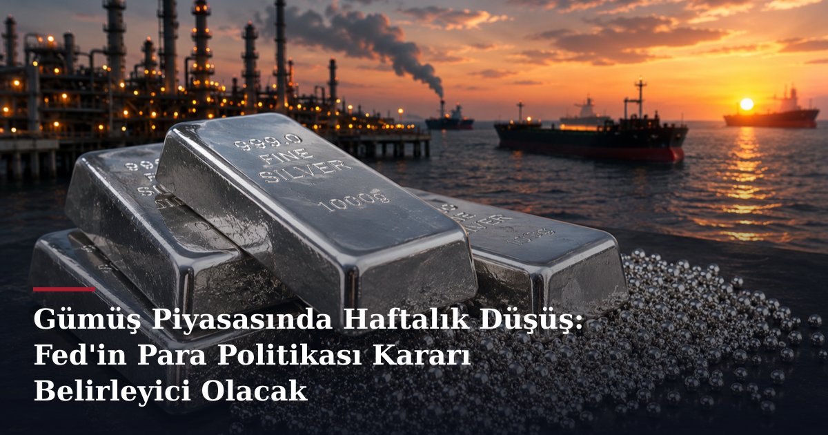 Gümüş Piyasasında Haftalık Düşüş: Fed'in Para Politikası Kararı Belirleyici Olacak