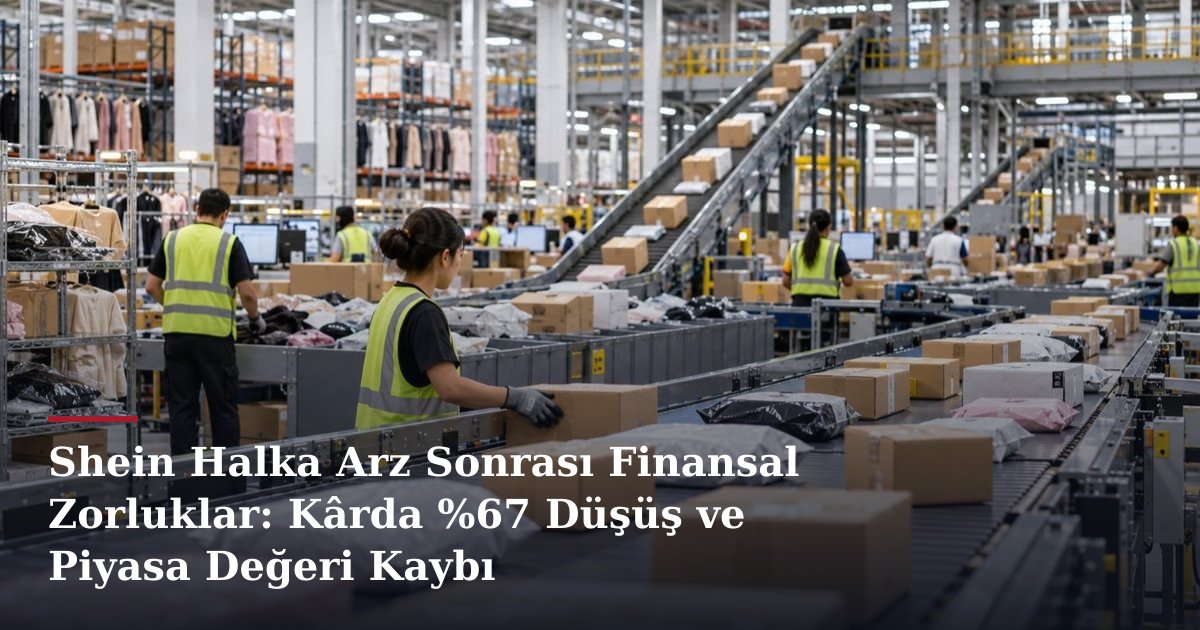 Shein Halka Arz Sonrası Finansal Zorluklar: Kârda %67 Düşüş ve Piyasa Değeri Kaybı