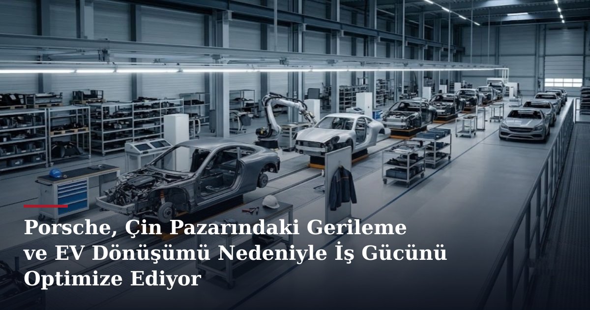 Porsche, Çin Pazarındaki Gerileme ve EV Dönüşümü Nedeniyle İş Gücünü Optimize Ediyor