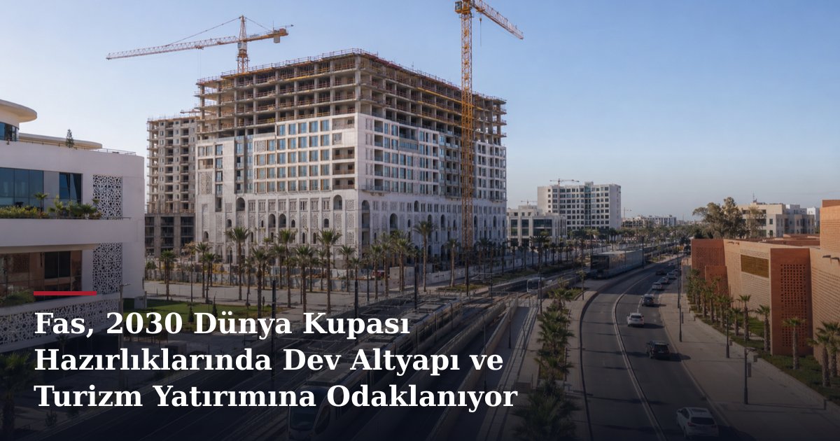 Fas, 2030 Dünya Kupası Hazırlıklarında Dev Altyapı ve Turizm Yatırımına Odaklanıyor