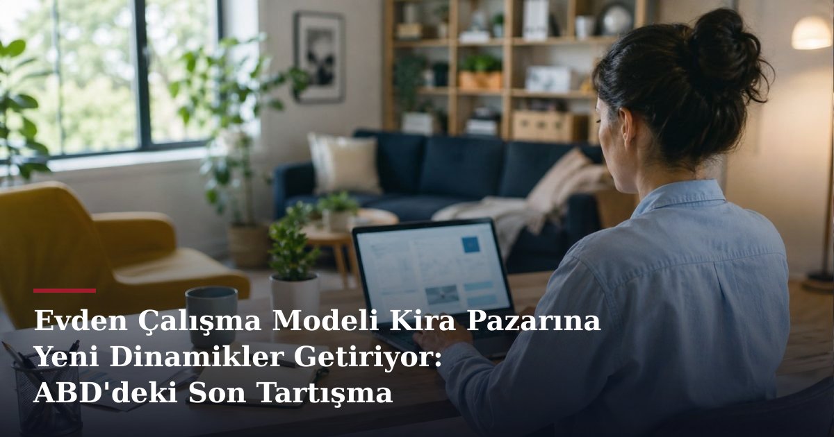 Evden Çalışma Modeli Kira Pazarına Yeni Dinamikler Getiriyor: ABD'deki Son Tartışma