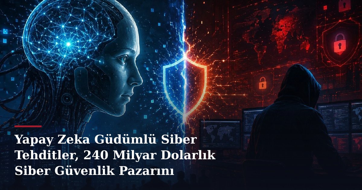 Yapay Zeka Güdümlü Siber Tehditler, 240 Milyar Dolarlık Siber Güvenlik Pazarını Şekillendiriyor