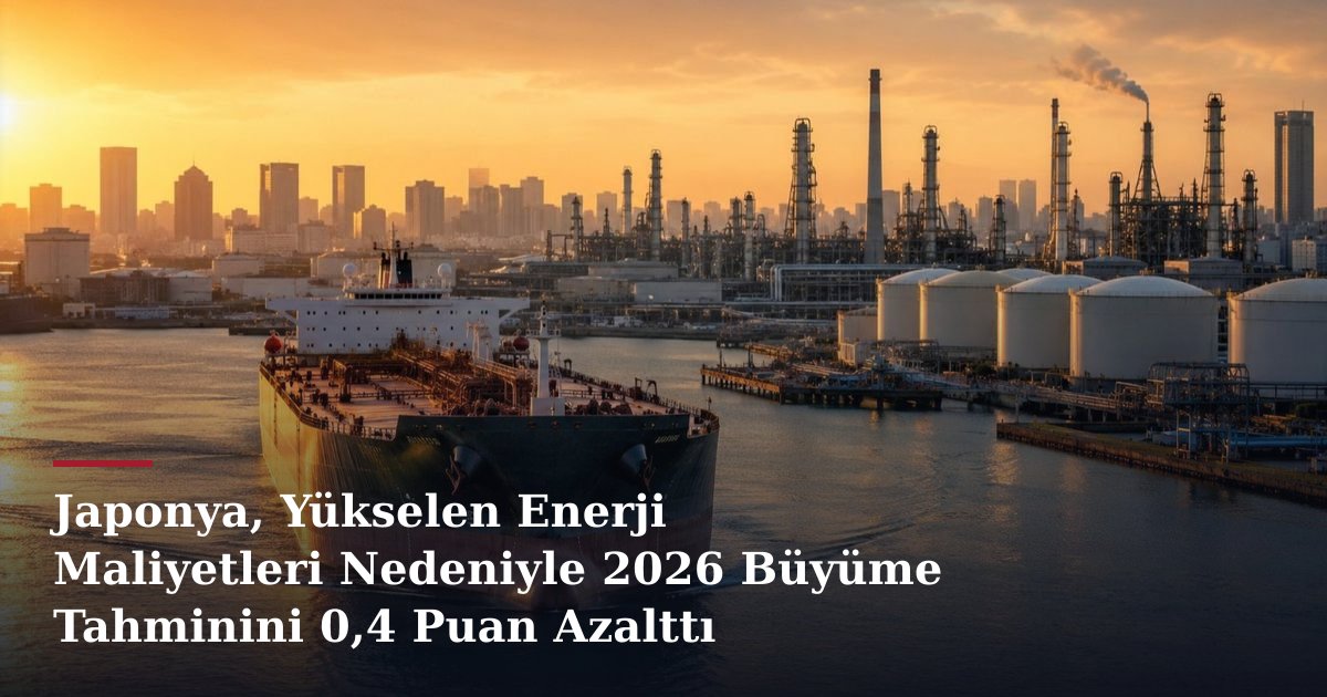 Japonya, Yükselen Enerji Maliyetleri Nedeniyle 2026 Büyüme Tahminini 0,4 Puan Azalttı