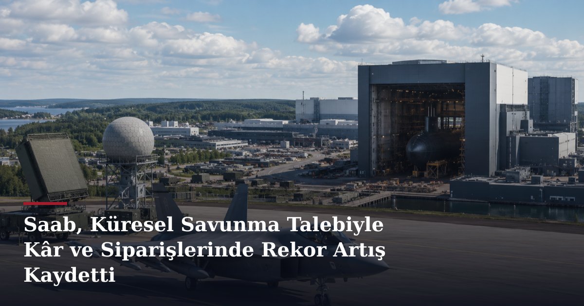 Saab, Küresel Savunma Talebiyle Kâr ve Siparişlerinde Rekor Artış Kaydetti