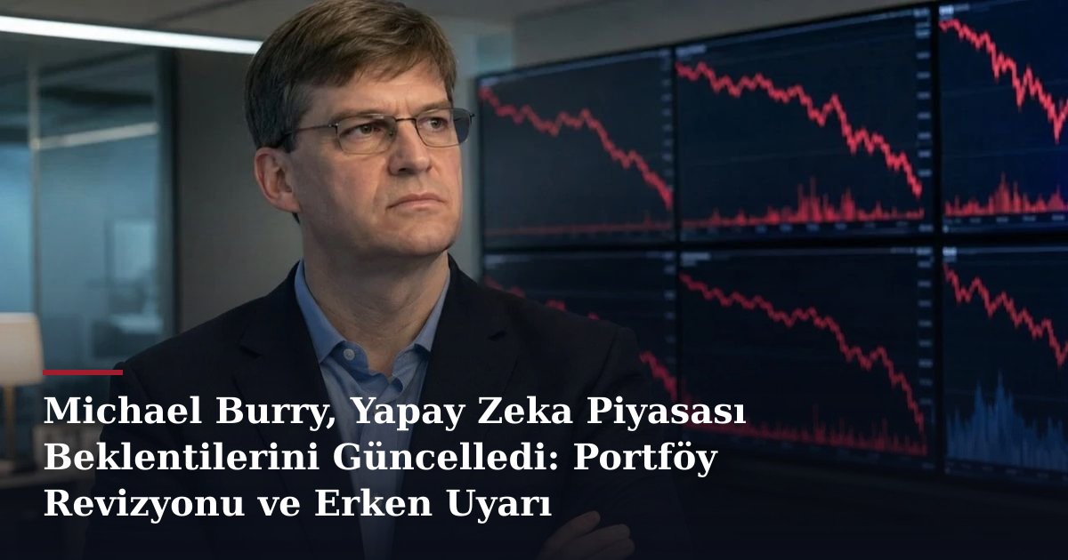 Michael Burry, Yapay Zeka Piyasası Beklentilerini Güncelledi: Portföy Revizyonu ve Erken Uyarı