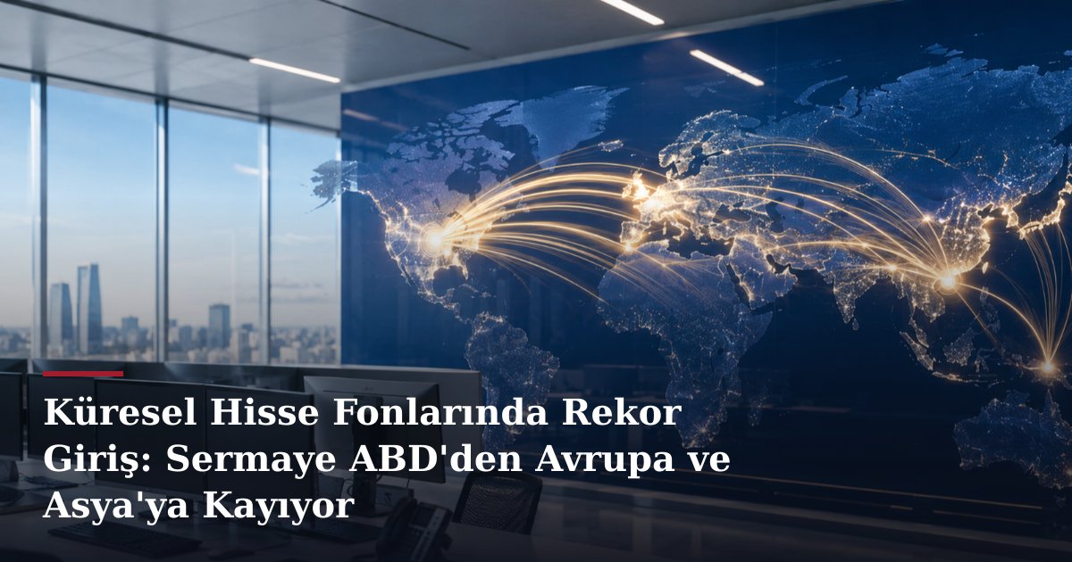 Küresel Hisse Fonlarında Rekor Giriş: Sermaye ABD'den Avrupa ve Asya'ya Kayıyor