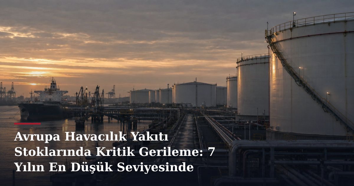 Avrupa Havacılık Yakıtı Stoklarında Kritik Gerileme: 7 Yılın En Düşük Seviyesinde