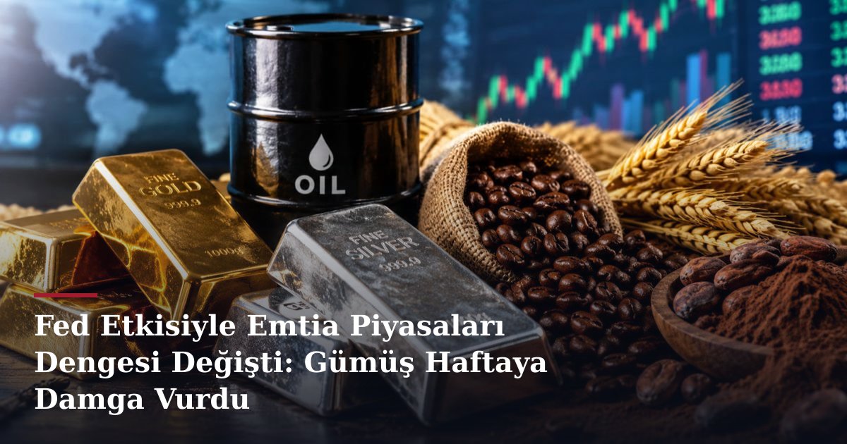Fed Etkisiyle Emtia Piyasaları Dengesi Değişti: Gümüş Haftaya Damga Vurdu