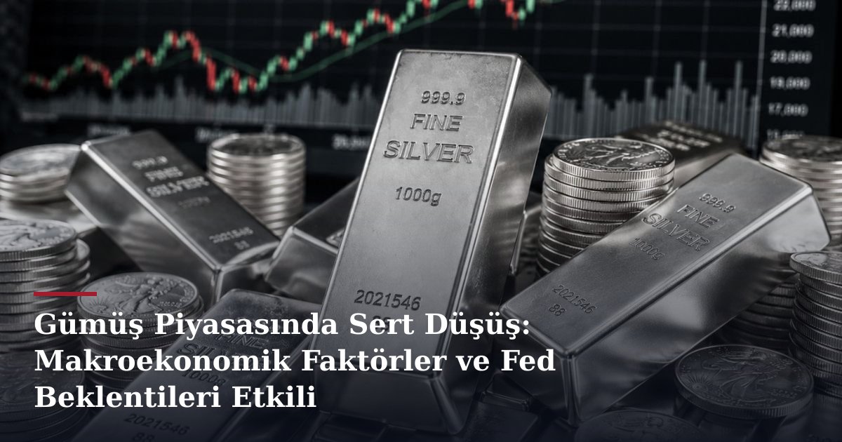 Gümüş Piyasasında Sert Düşüş: Makroekonomik Faktörler ve Fed Beklentileri Etkili
