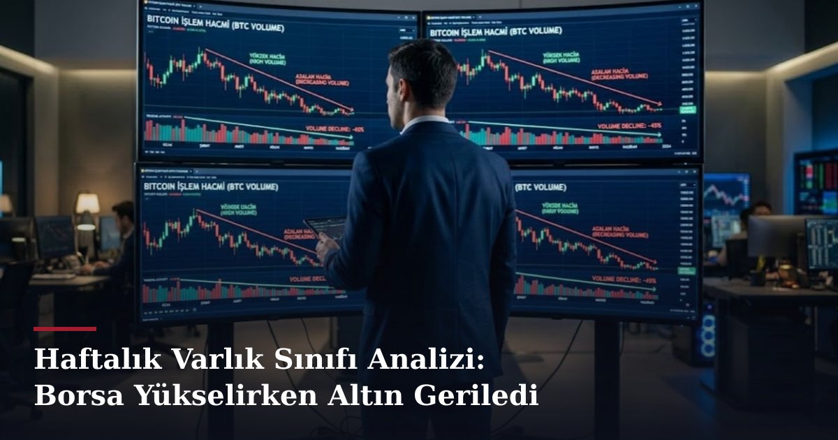 Haftalık Varlık Sınıfı Analizi: Borsa Yükselirken Altın Geriledi