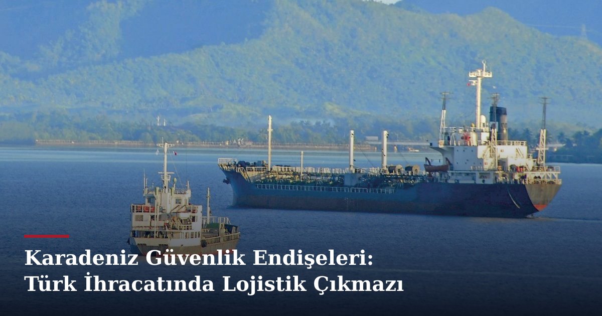 Karadeniz Güvenlik Endişeleri: Türk İhracatında Lojistik Çıkmazı
