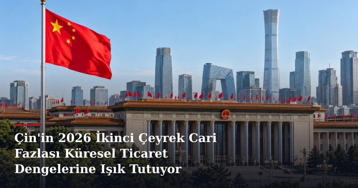 Çin'in 2026 İkinci Çeyrek Cari Fazlası Küresel Ticaret Dengelerine Işık Tutuyor