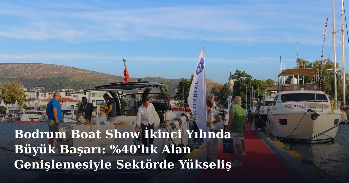 Bodrum Boat Show İkinci Yılında Büyük Başarı: %40'lık Alan Genişlemesiyle Sektörde Yükseliş