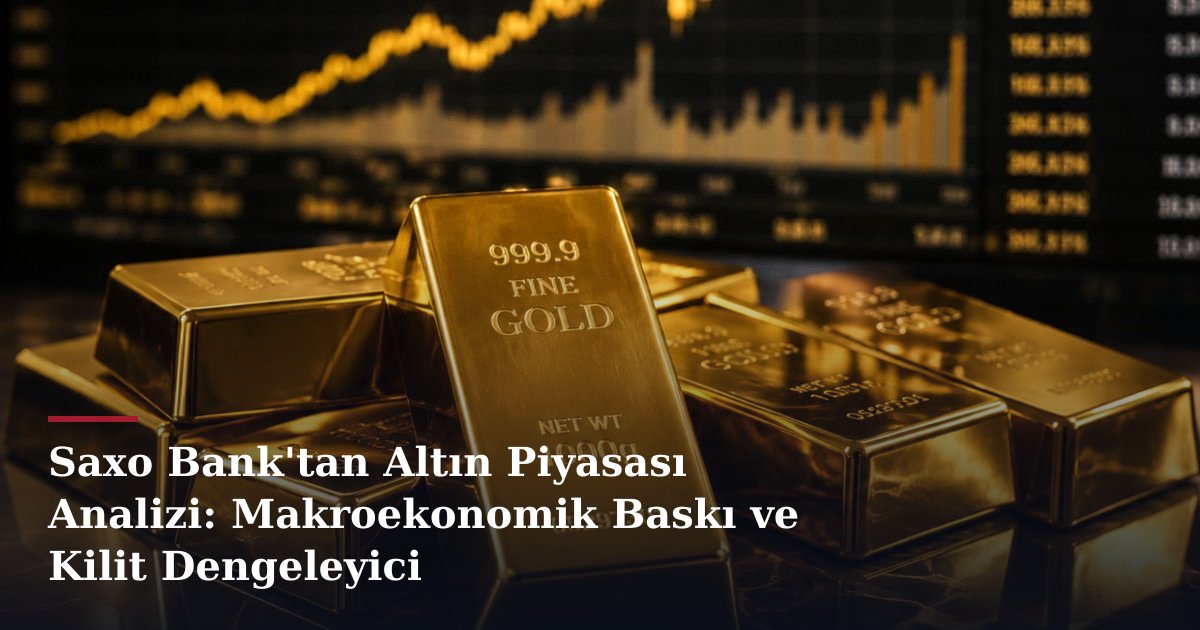 Saxo Bank'tan Altın Piyasası Analizi: Makroekonomik Baskı ve Kilit Dengeleyici