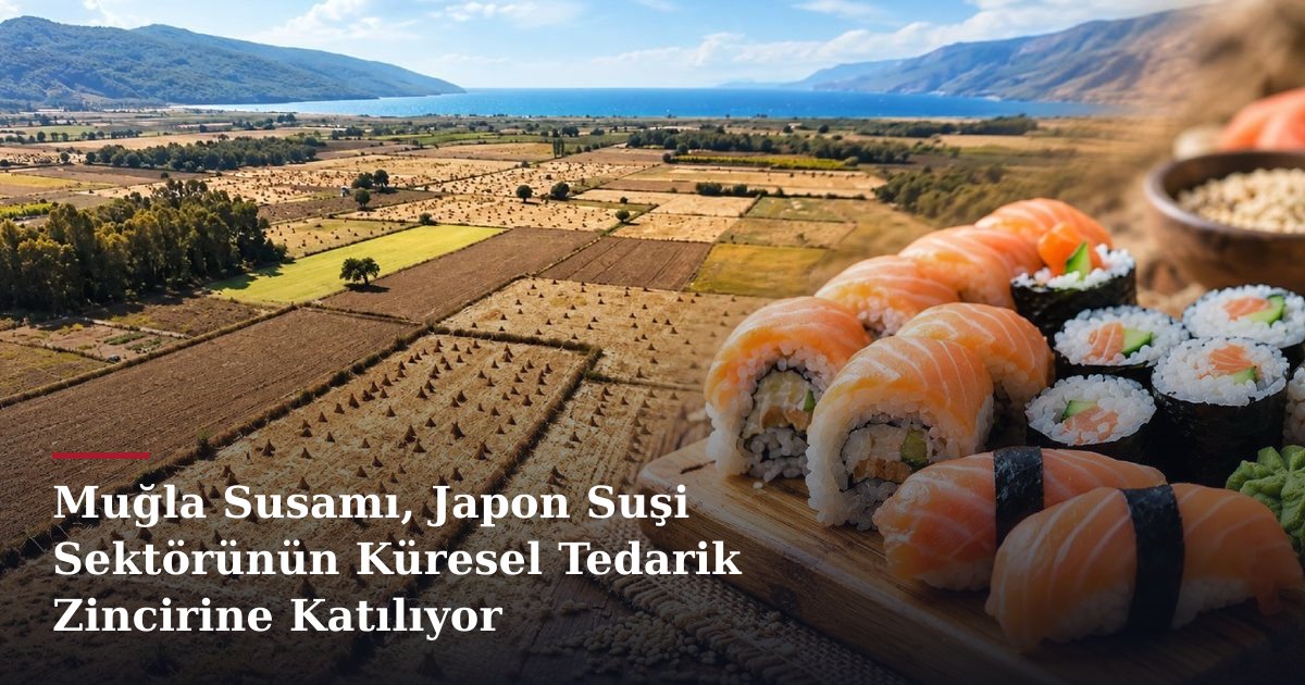 Muğla Susamı, Japon Suşi Sektörünün Küresel Tedarik Zincirine Katılıyor
