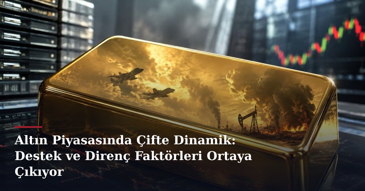 Altın Piyasasında Çifte Dinamik: Destek ve Direnç Faktörleri Ortaya Çıkıyor
