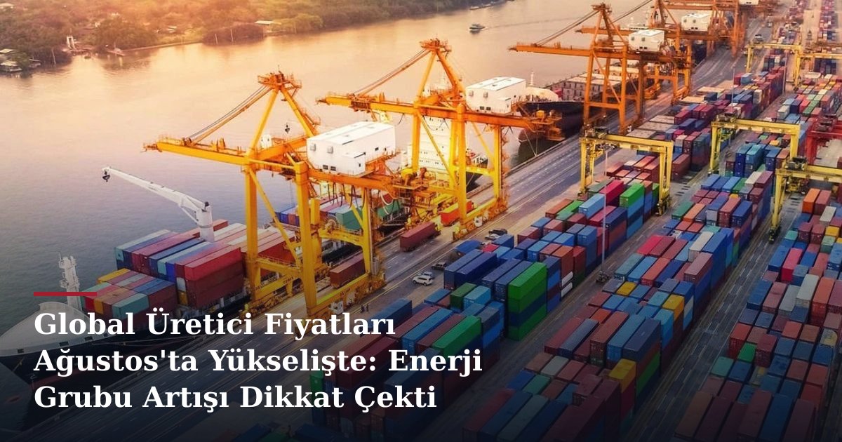 Global Üretici Fiyatları Ağustos'ta Yükselişte: Enerji Grubu Artışı Dikkat Çekti