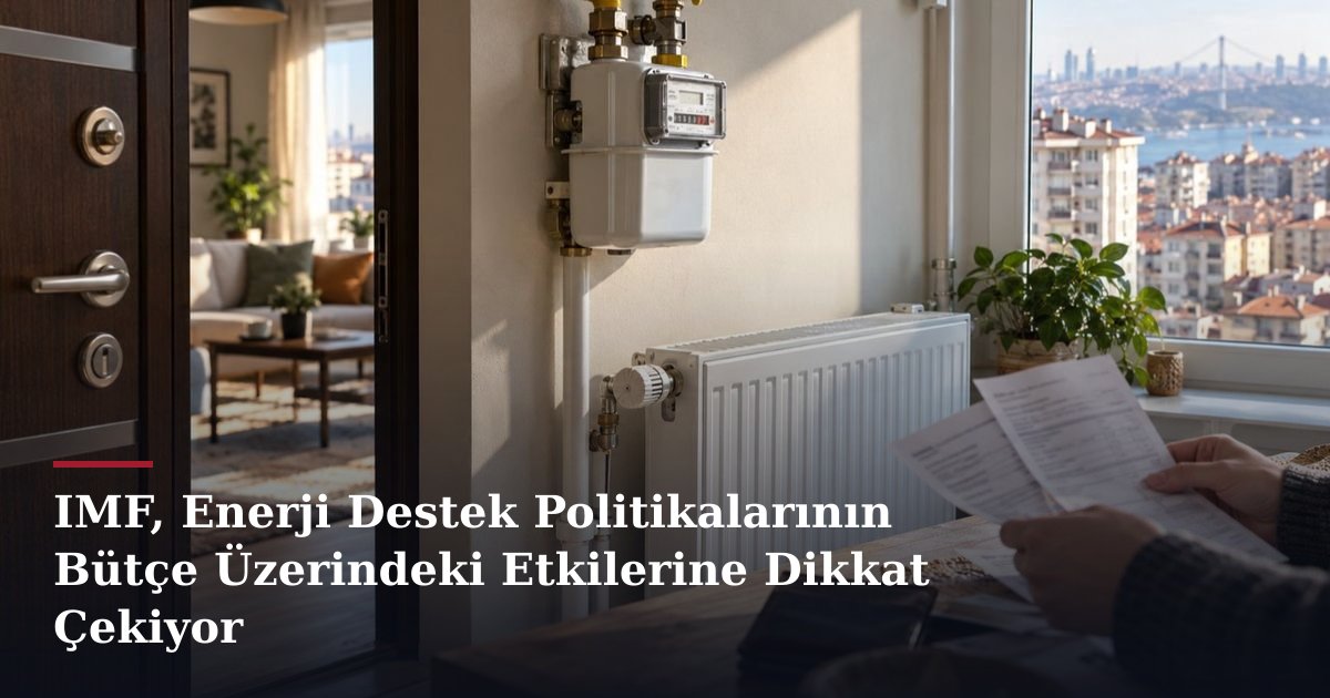 IMF, Enerji Destek Politikalarının Bütçe Üzerindeki Etkilerine Dikkat Çekiyor