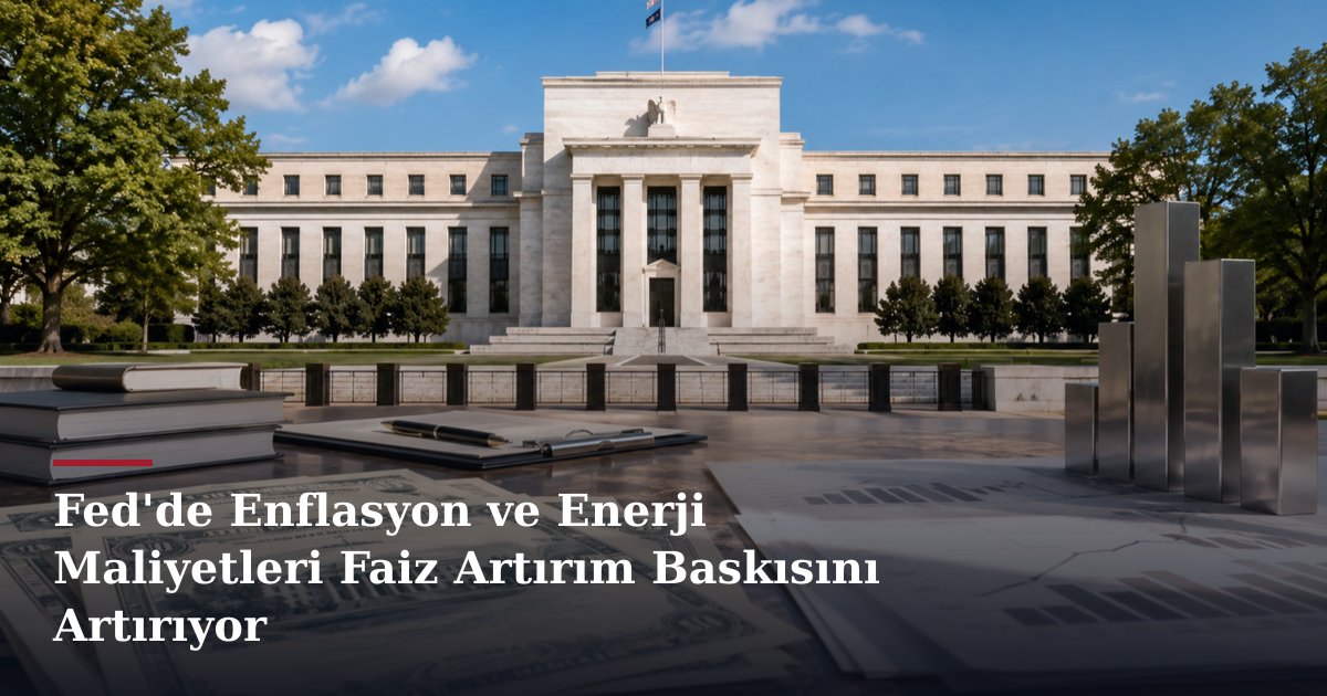 Fed'de Enflasyon ve Enerji Maliyetleri Faiz Artırım Baskısını Artırıyor