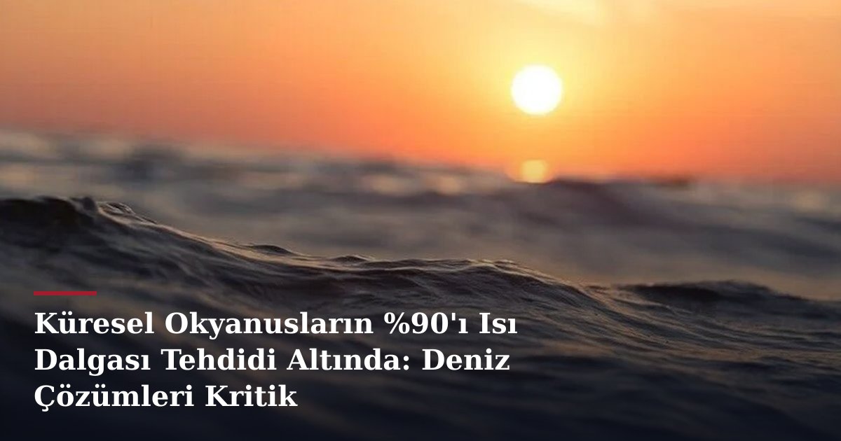 Küresel Okyanusların %90'ı Isı Dalgası Tehdidi Altında: Deniz Çözümleri Kritik