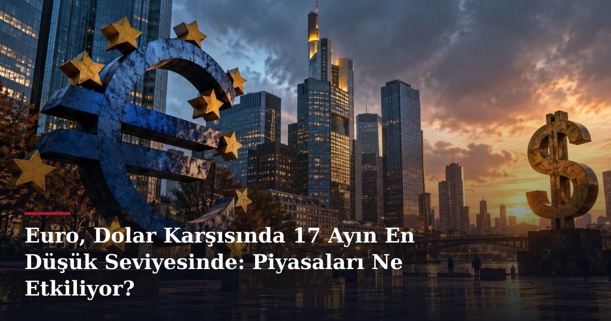 Euro, Dolar Karşısında 17 Ayın En Düşük Seviyesinde: Piyasaları Ne Etkiliyor?