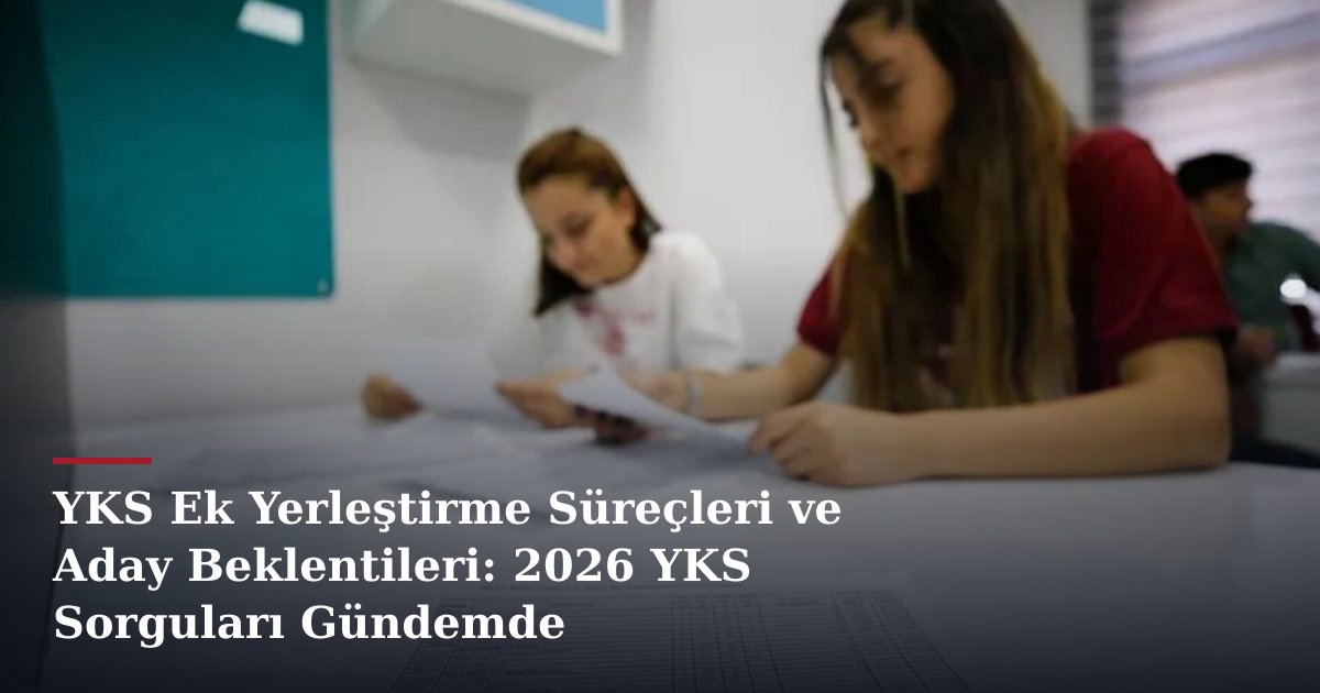 YKS Ek Yerleştirme Süreçleri ve Aday Beklentileri: 2026 YKS Sorguları Gündemde