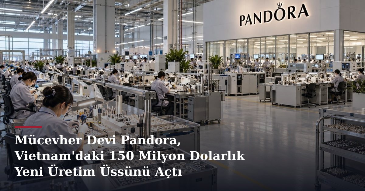 Mücevher Devi Pandora, Vietnam'daki 150 Milyon Dolarlık Yeni Üretim Üssünü Açtı