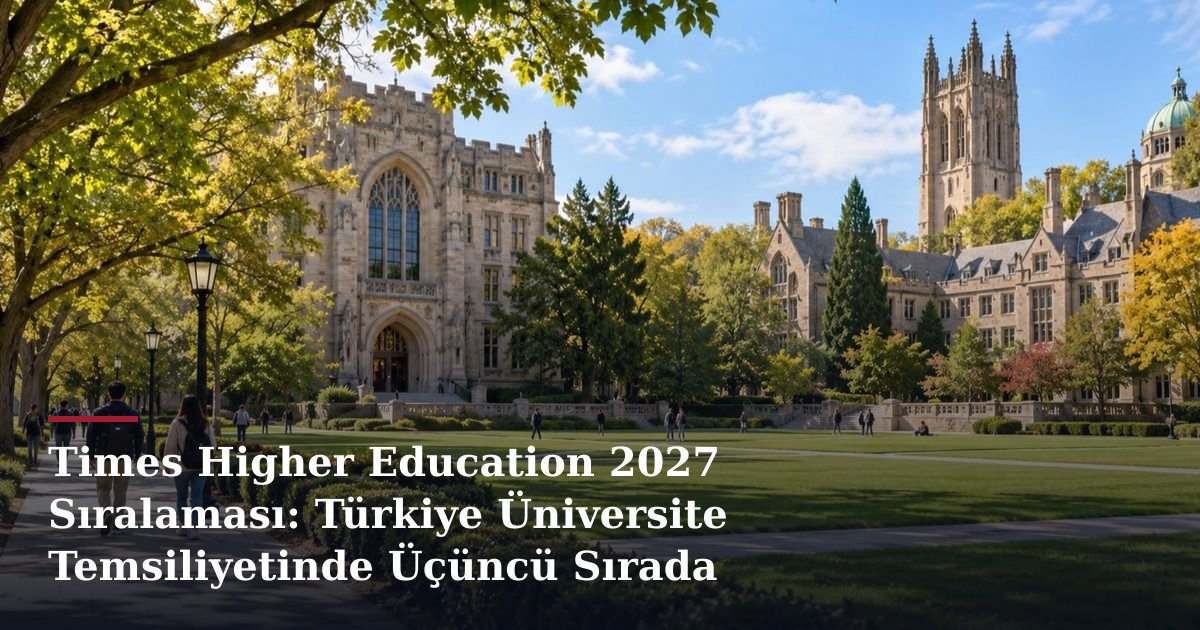 Times Higher Education 2027 Sıralaması: Türkiye Üniversite Temsiliyetinde Üçüncü Sırada