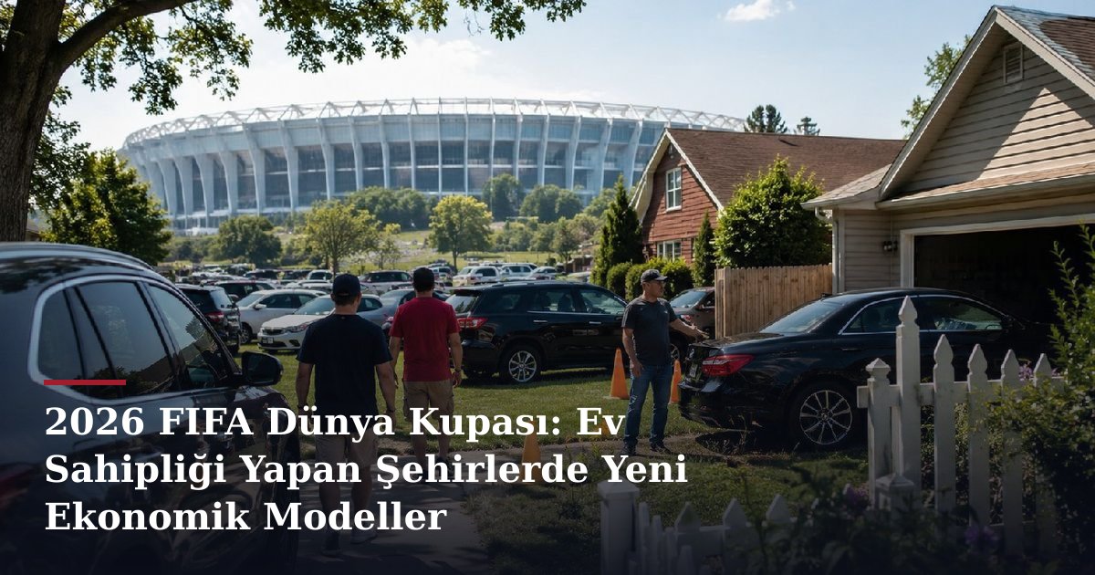2026 FIFA Dünya Kupası: Ev Sahipliği Yapan Şehirlerde Yeni Ekonomik Modeller