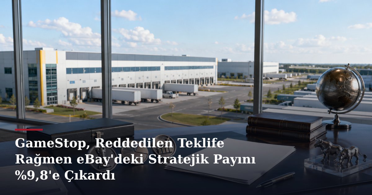 GameStop, Reddedilen Teklife Rağmen eBay'deki Stratejik Payını %9,8'e Çıkardı