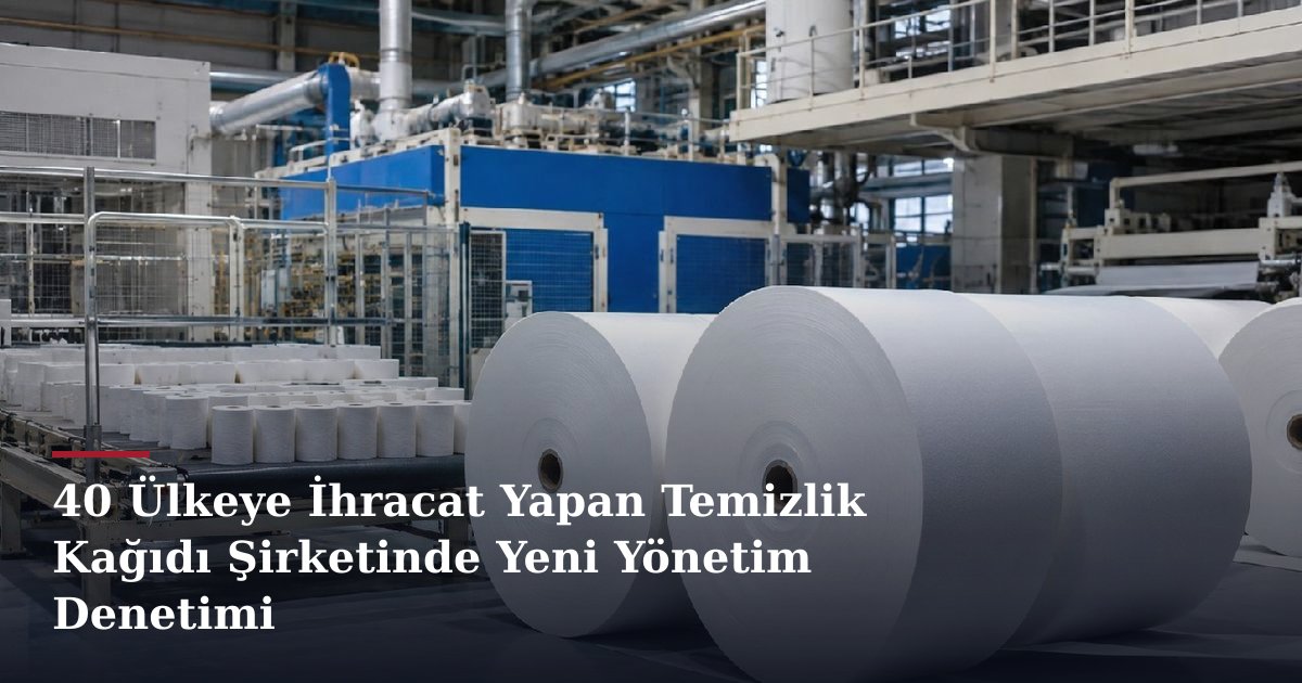 40 Ülkeye İhracat Yapan Temizlik Kağıdı Şirketinde Yeni Yönetim Denetimi