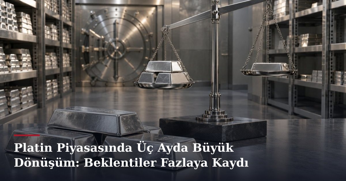 Platin Piyasasında Üç Ayda Büyük Dönüşüm: Beklentiler Fazlaya Kaydı