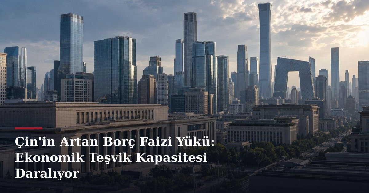 Çin'in Artan Borç Faizi Yükü: Ekonomik Teşvik Kapasitesi Daralıyor