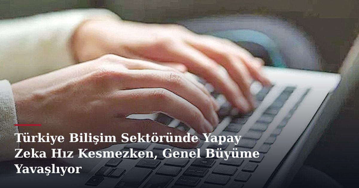 Türkiye Bilişim Sektöründe Yapay Zeka Hız Kesmezken, Genel Büyüme Yavaşlıyor