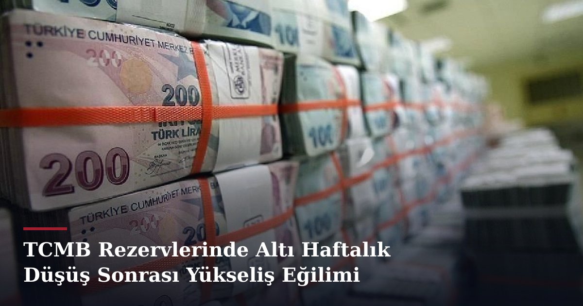 TCMB Rezervlerinde Altı Haftalık Düşüş Sonrası Yükseliş Eğilimi
