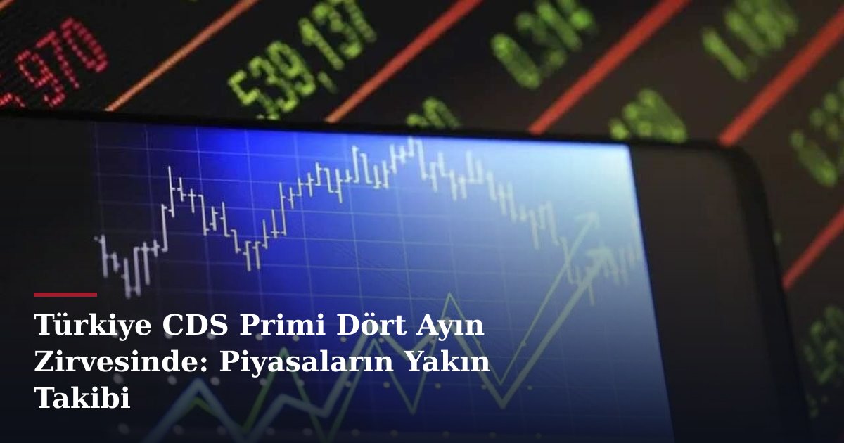Türkiye CDS Primi Dört Ayın Zirvesinde: Piyasaların Yakın Takibi