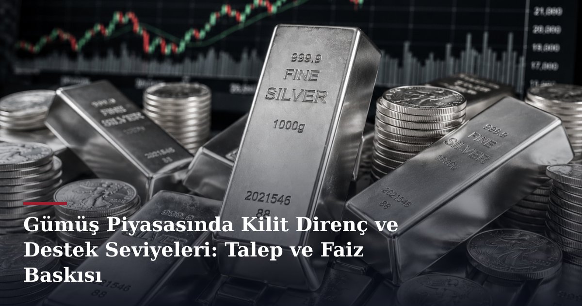 Gümüş Piyasasında Kilit Direnç ve Destek Seviyeleri: Talep ve Faiz Baskısı