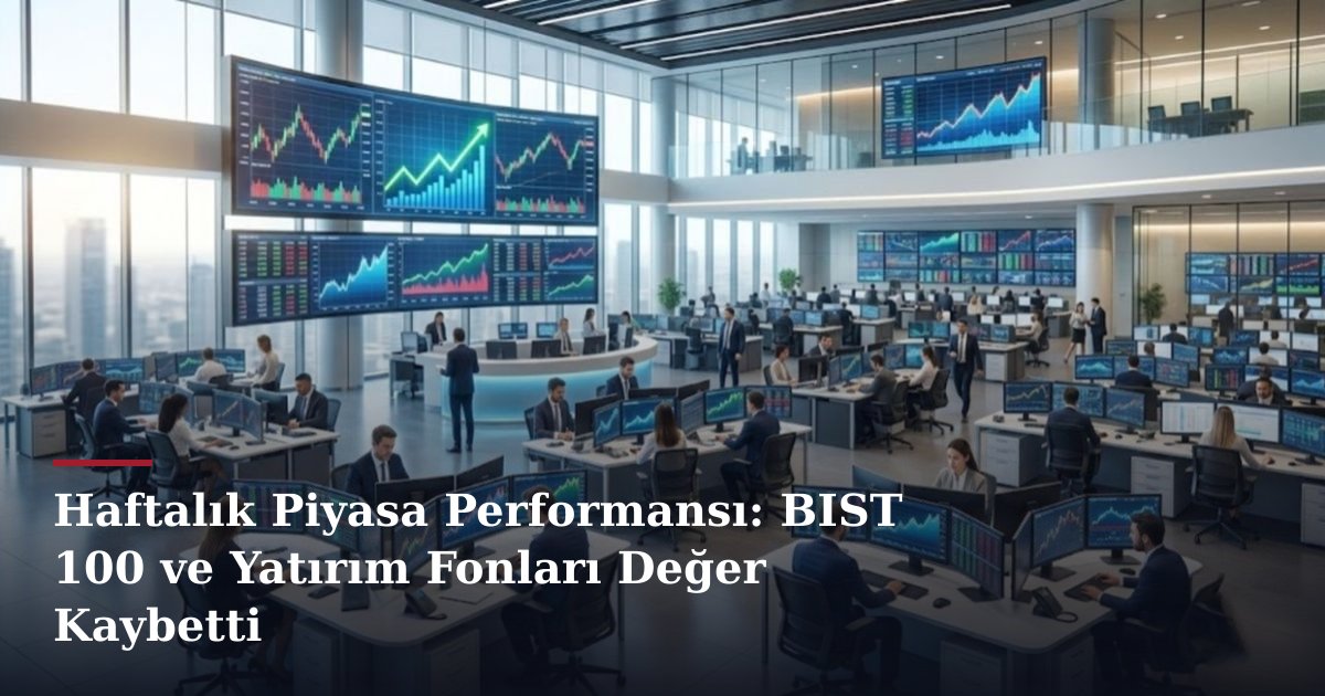 Haftalık Piyasa Performansı: BIST 100 ve Yatırım Fonları Değer Kaybetti