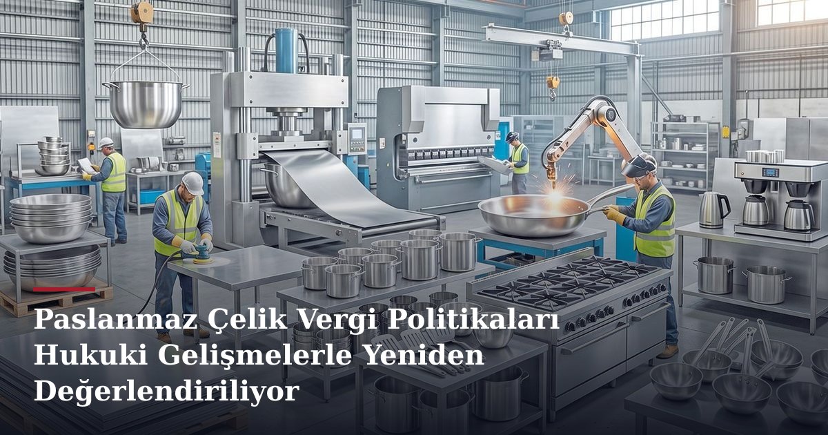 Paslanmaz Çelik Vergi Politikaları Hukuki Gelişmelerle Yeniden Değerlendiriliyor