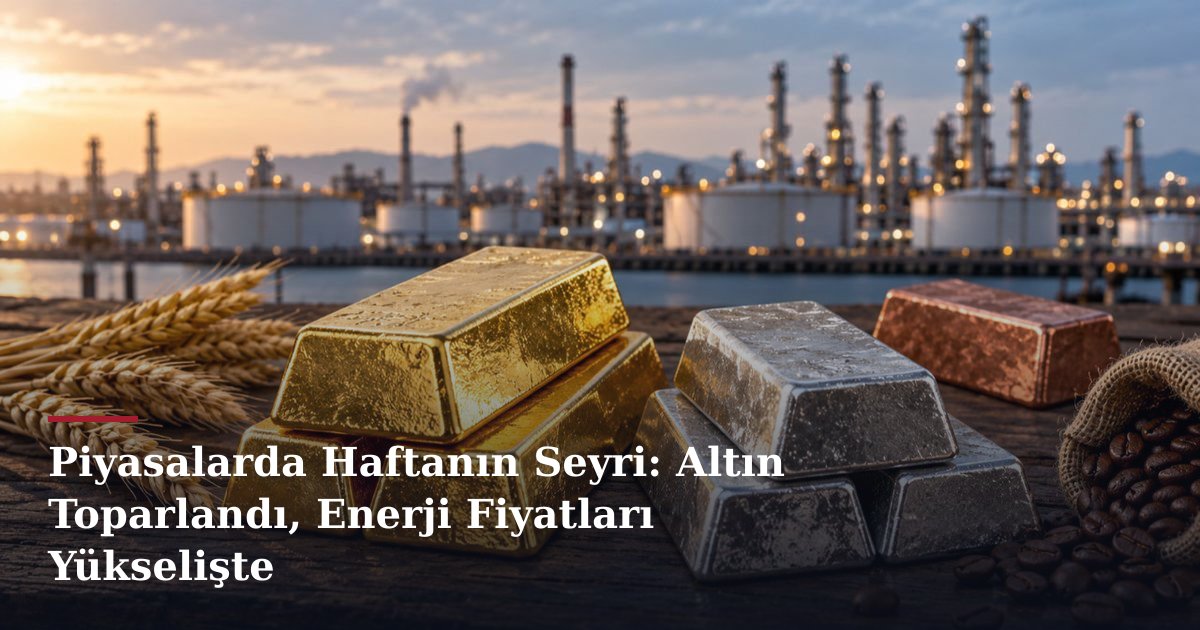 Piyasalarda Haftanın Seyri: Altın Toparlandı, Enerji Fiyatları Yükselişte
