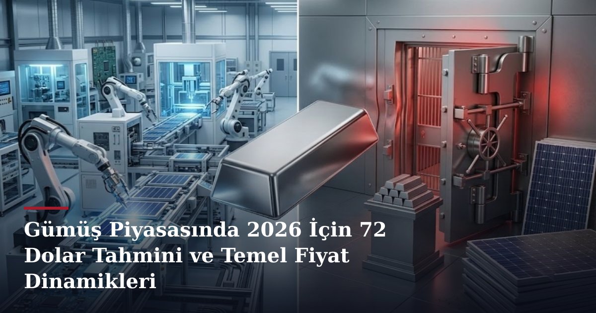 Gümüş Piyasasında 2026 İçin 72 Dolar Tahmini ve Temel Fiyat Dinamikleri