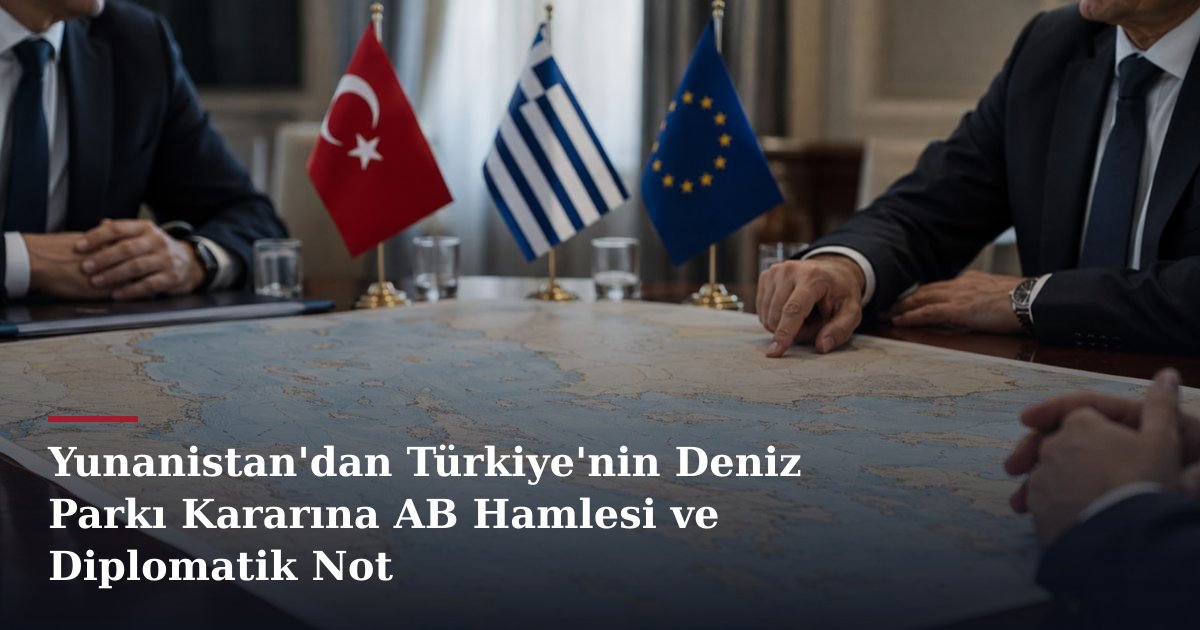Yunanistan'dan Türkiye'nin Deniz Parkı Kararına AB Hamlesi ve Diplomatik Not