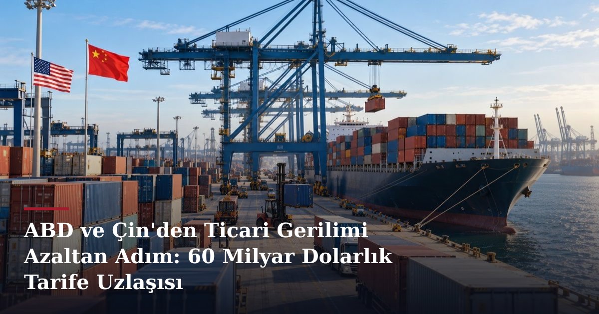 ABD ve Çin'den Ticari Gerilimi Azaltan Adım: 60 Milyar Dolarlık Tarife Uzlaşısı