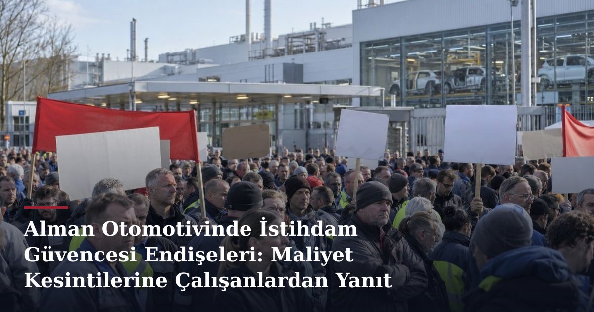 Alman Otomotivinde İstihdam Güvencesi Endişeleri: Maliyet Kesintilerine Çalışanlardan Yanıt