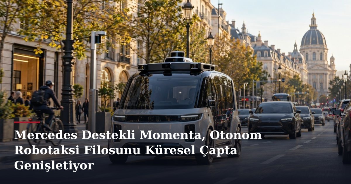 Mercedes Destekli Momenta, Otonom Robotaksi Filosunu Küresel Çapta Genişletiyor