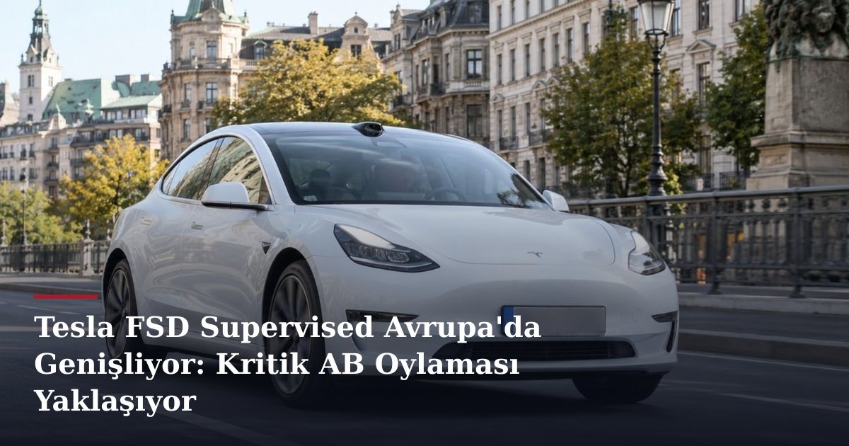 Tesla FSD Supervised Avrupa'da Genişliyor: Kritik AB Oylaması Yaklaşıyor